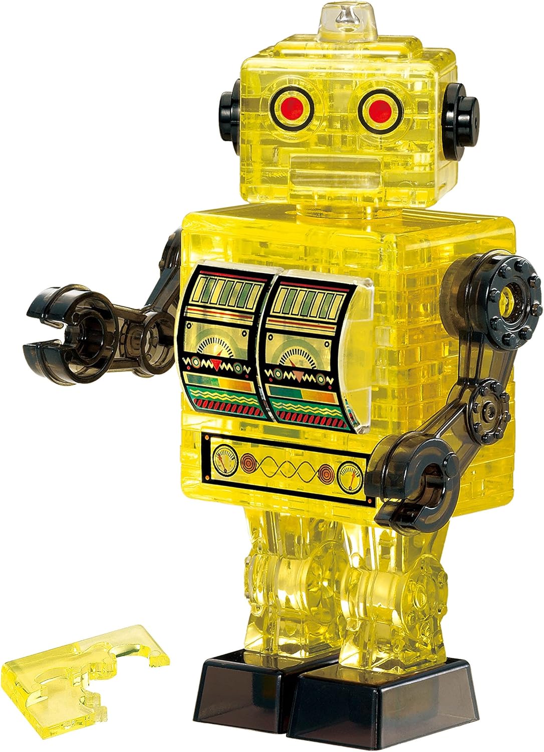 39块 水晶拼图 砖块 机器人·黄色 单品